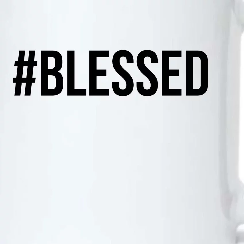 #Blessed Black Color Changing Mug