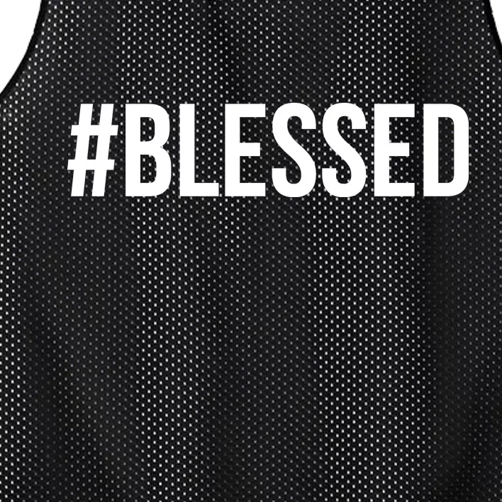 #Blessed Mesh Reversible Basketball Jersey Tank