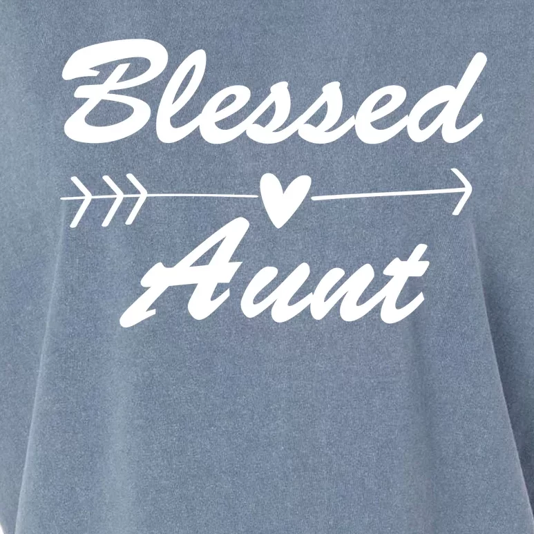 Blessed Aunt Arrow Garment-Dyed Women's Muscle Tee