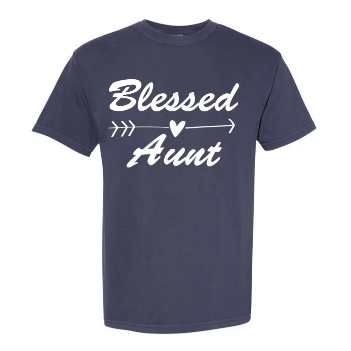 Blessed Aunt Arrow Garment-Dyed Heavyweight T-Shirt