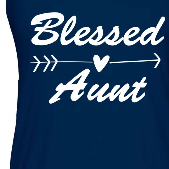 Blessed Aunt Arrow Ladies Essential Flowy Tank