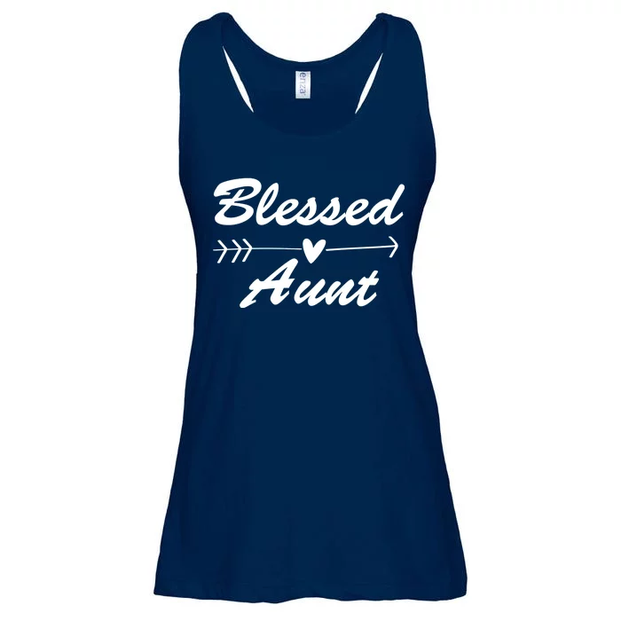 Blessed Aunt Arrow Ladies Essential Flowy Tank