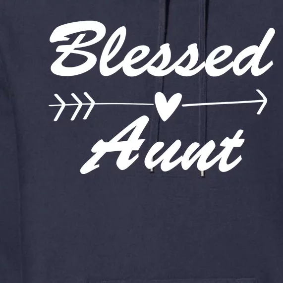 Blessed Aunt Arrow Premium Hoodie