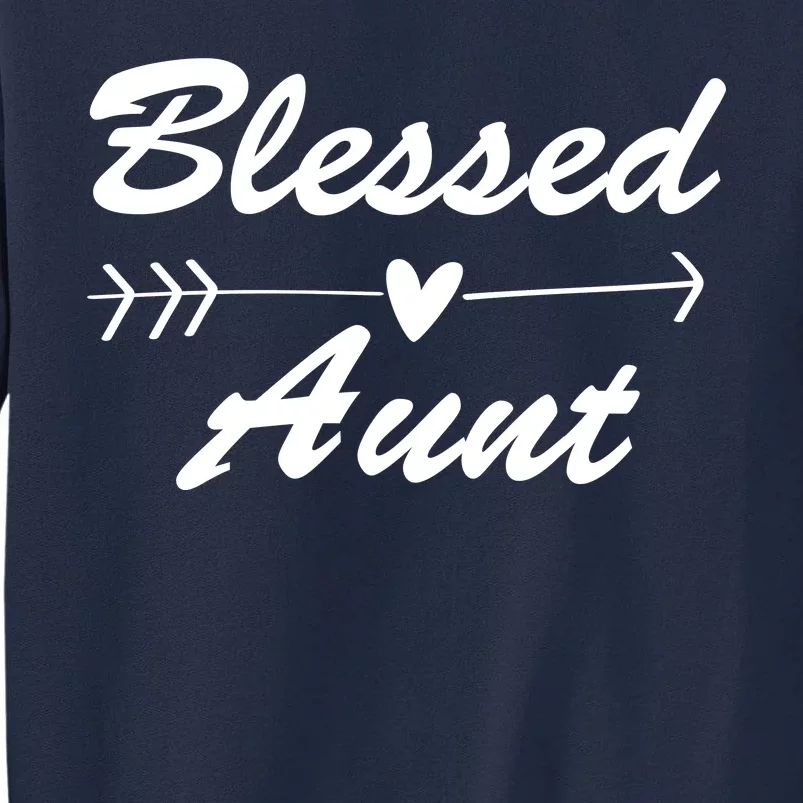 Blessed Aunt Arrow Tall Sweatshirt