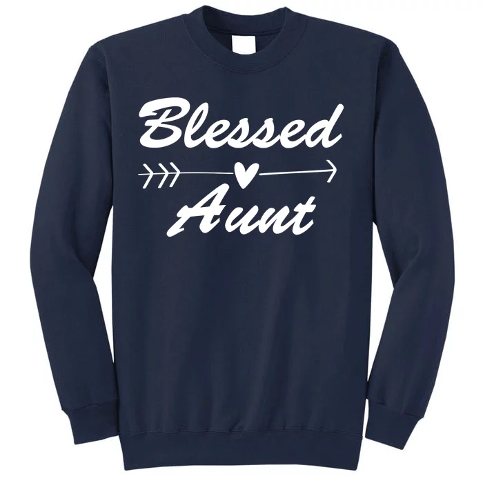 Blessed Aunt Arrow Tall Sweatshirt