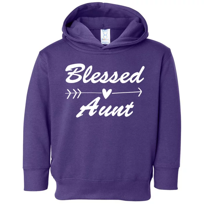 Blessed Aunt Arrow Toddler Hoodie