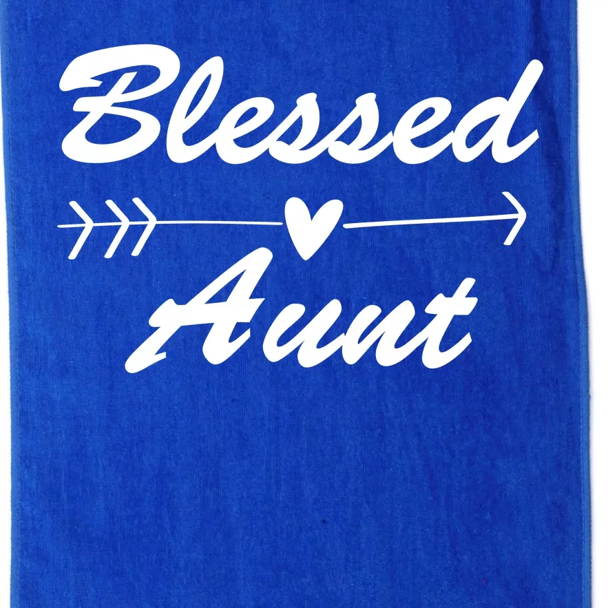 Blessed Aunt Arrow Platinum Collection Golf Towel