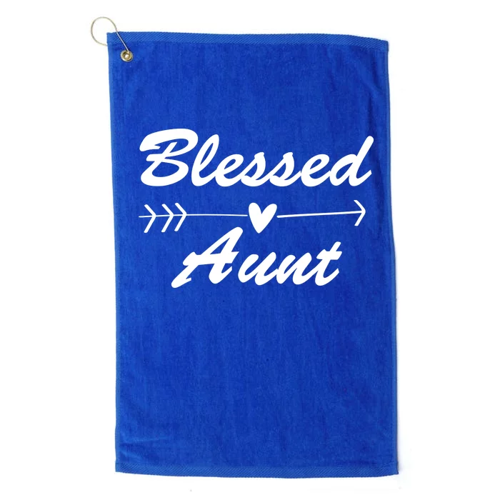 Blessed Aunt Arrow Platinum Collection Golf Towel