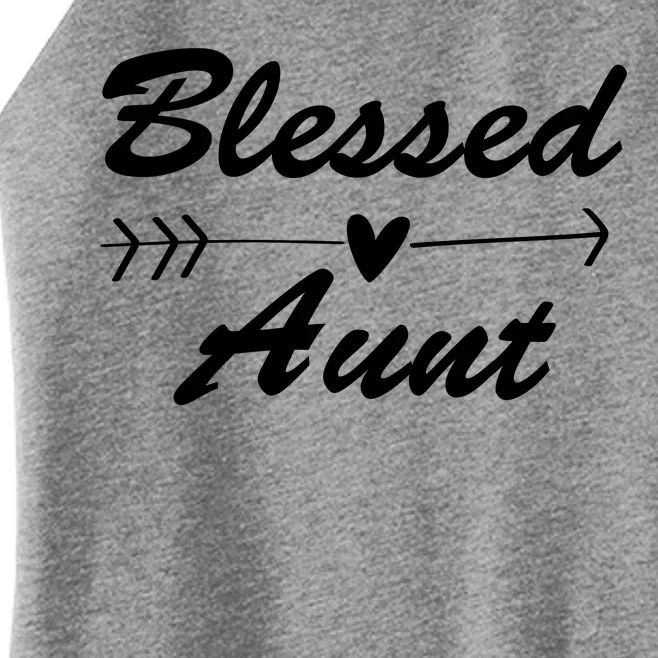 Blessed Aunt Arrow Women’s Perfect Tri Rocker Tank