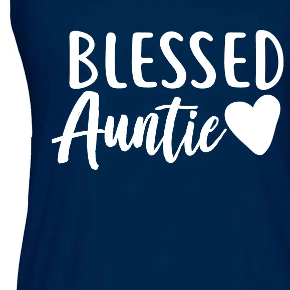 Blessed Auntie Ladies Essential Flowy Tank