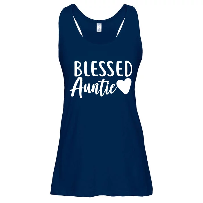 Blessed Auntie Ladies Essential Flowy Tank