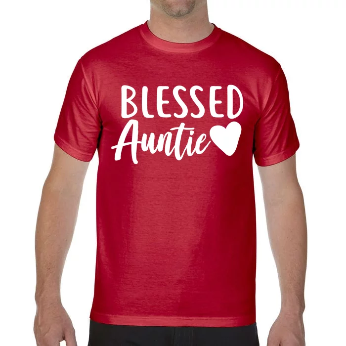 Blessed Auntie Comfort Colors T-Shirt