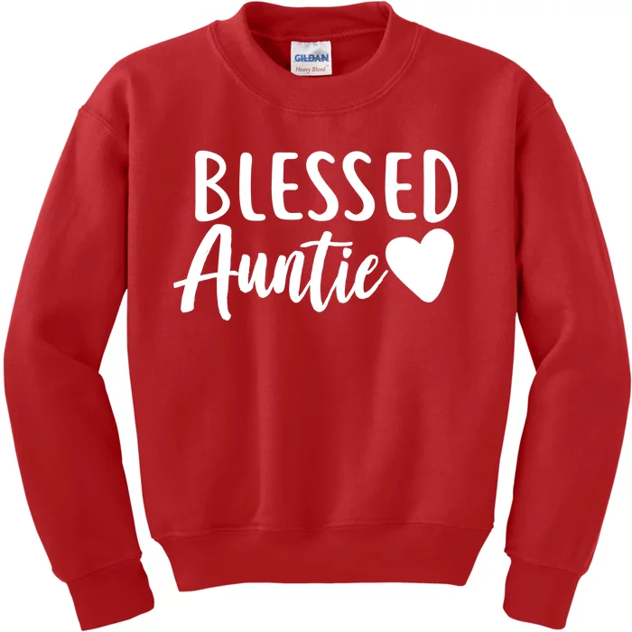 Blessed Auntie Kids Sweatshirt