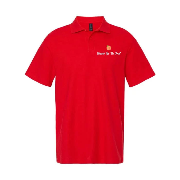 Blessed Be the Fruit Softstyle Adult Sport Polo