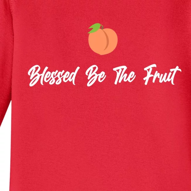 Blessed Be the Fruit Baby Long Sleeve Bodysuit