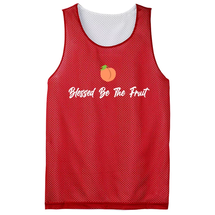 Blessed Be the Fruit Mesh Reversible Basketball Jersey Tank