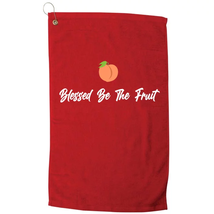 Blessed Be the Fruit Platinum Collection Golf Towel