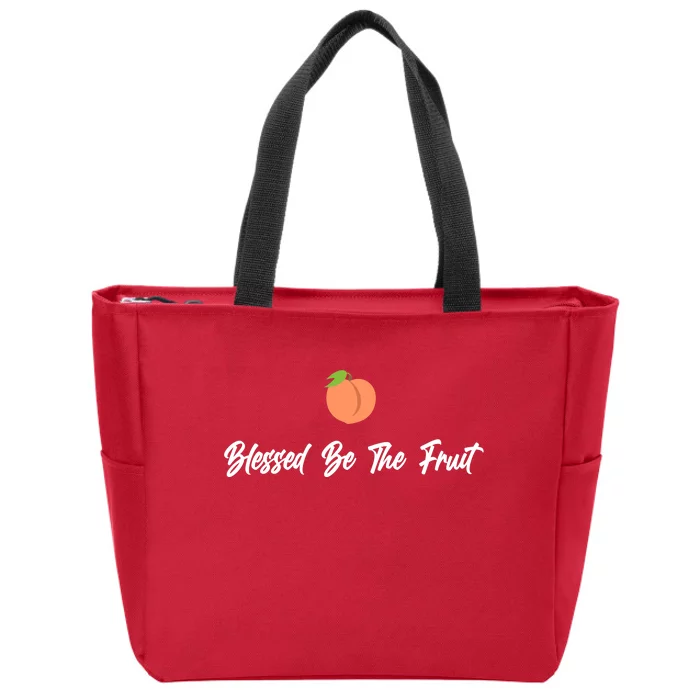 Blessed Be the Fruit Zip Tote Bag