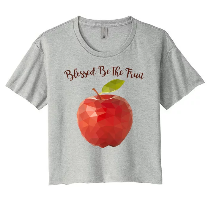 Blessed Be The Fruit Handmaids Tale Women's Crop Top Tee