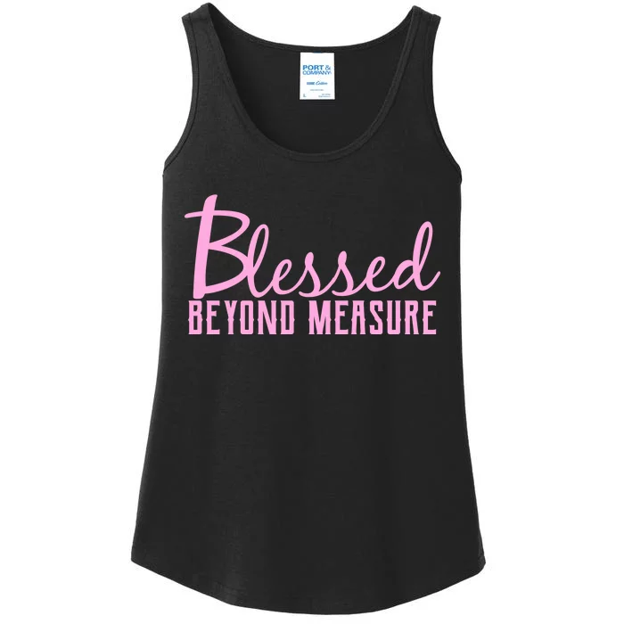 Blessed Beyond Measure Ladies Essential Tank