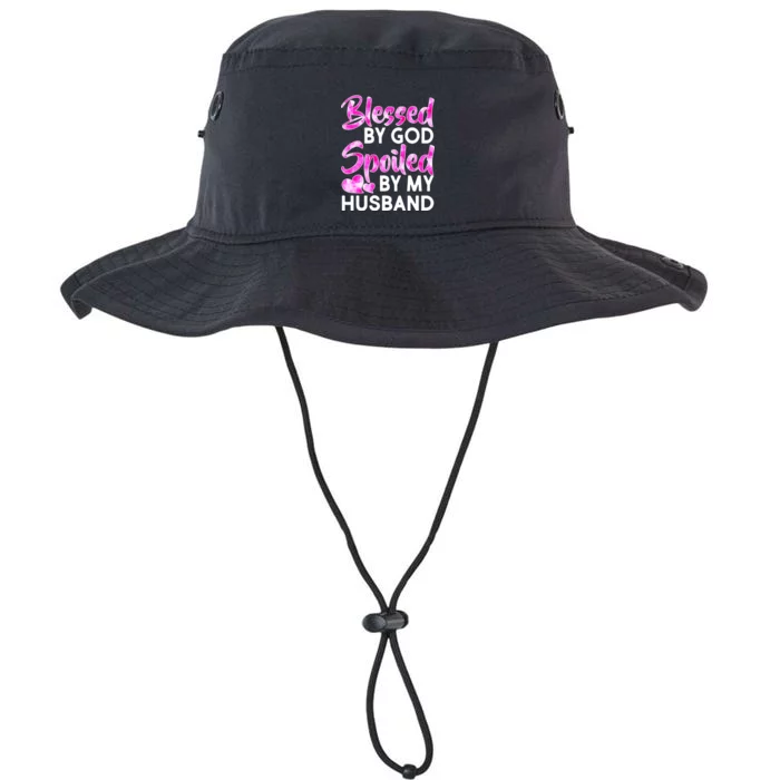 Blessed By God Spoiled By Husband Legacy Cool Fit Booney Bucket Hat