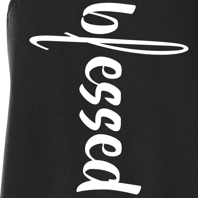 Blessed Cross Women's Racerback Tank