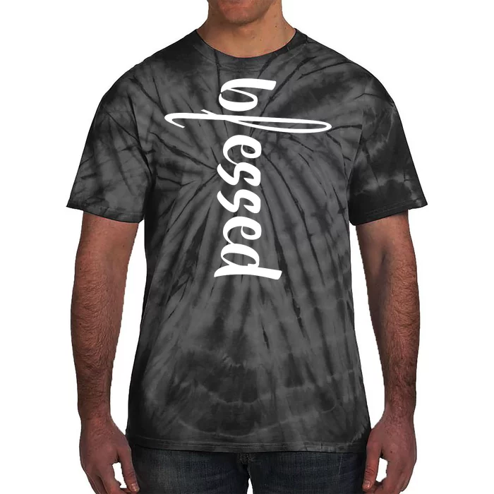 Blessed Cross Tie-Dye T-Shirt