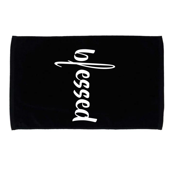 Blessed Cross Microfiber Hand Towel