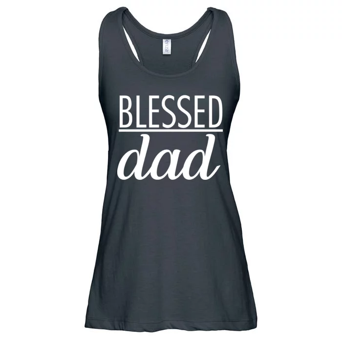 Blessed Dad Ladies Essential Flowy Tank