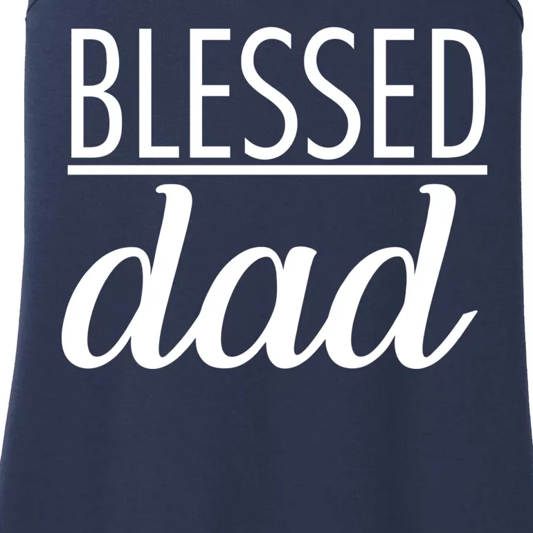 Blessed Dad Ladies Essential Tank