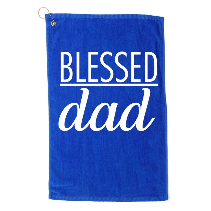 Blessed Dad Platinum Collection Golf Towel