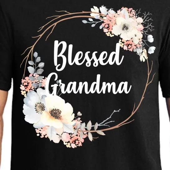 Blessed Grandma Floral Pajama Set