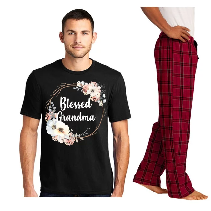 Blessed Grandma Floral Pajama Set