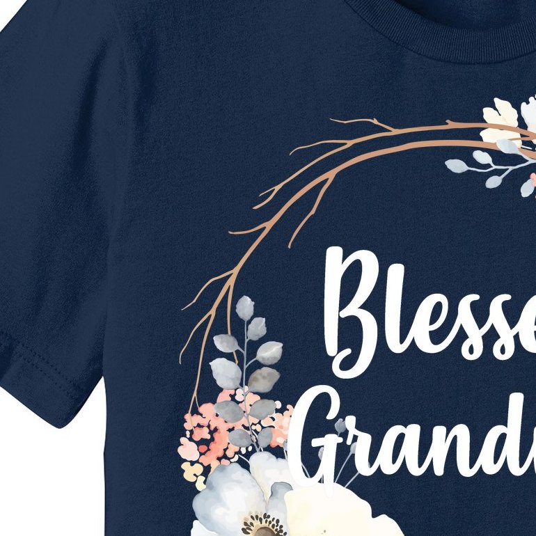 Blessed Grandma Floral Premium T-Shirt