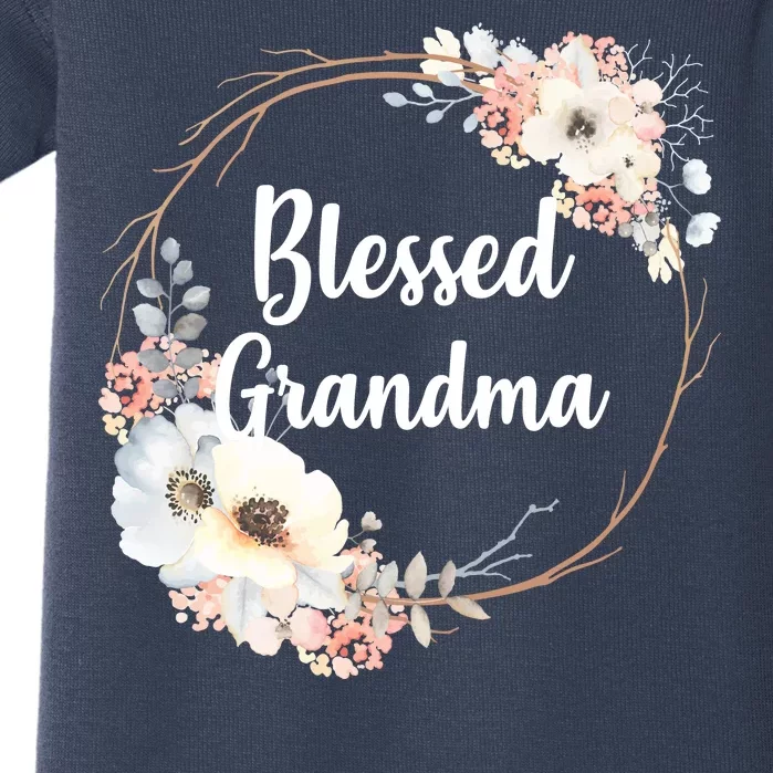 Blessed Grandma Floral Baby Bodysuit