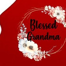 Blessed Grandma Floral Tree Ornament