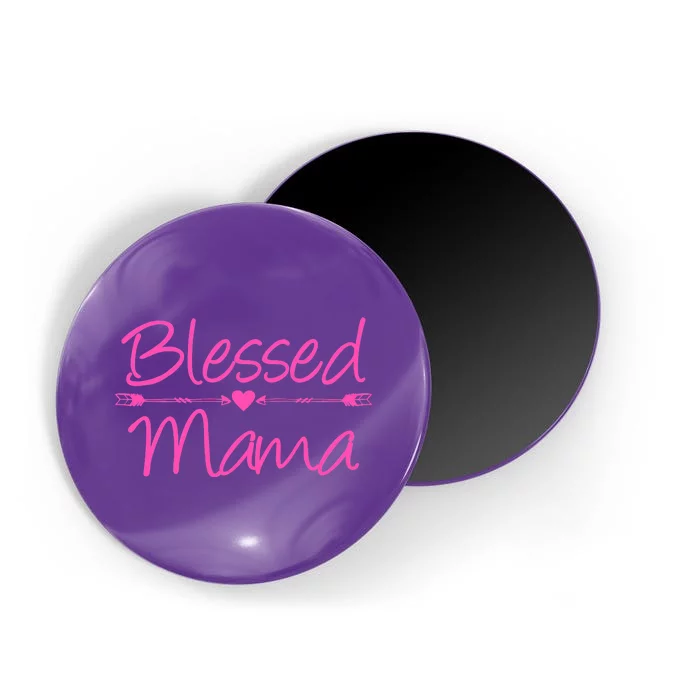 Blessed Mama Heart Arrows Mom Magnet