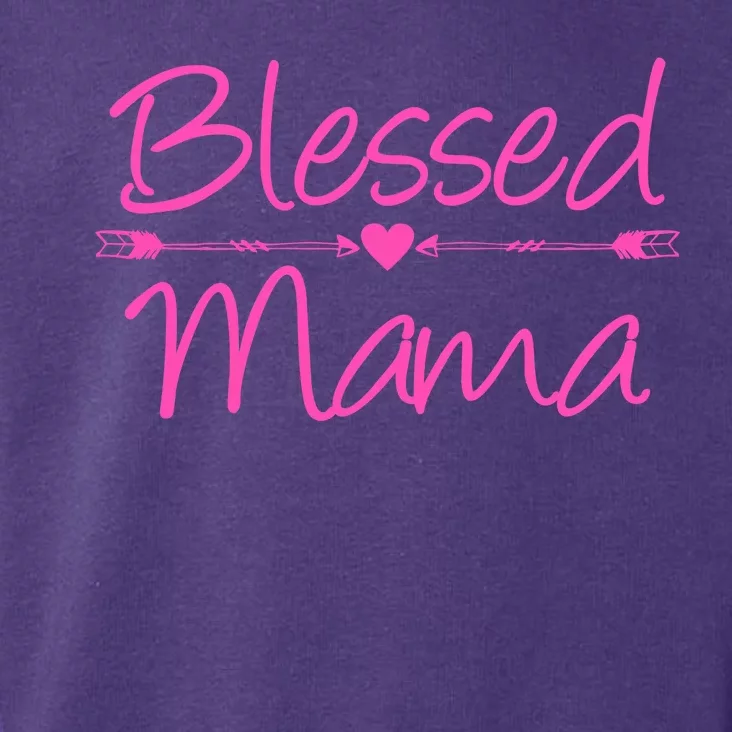 Blessed Mama Heart Arrows Mom Toddler Hoodie