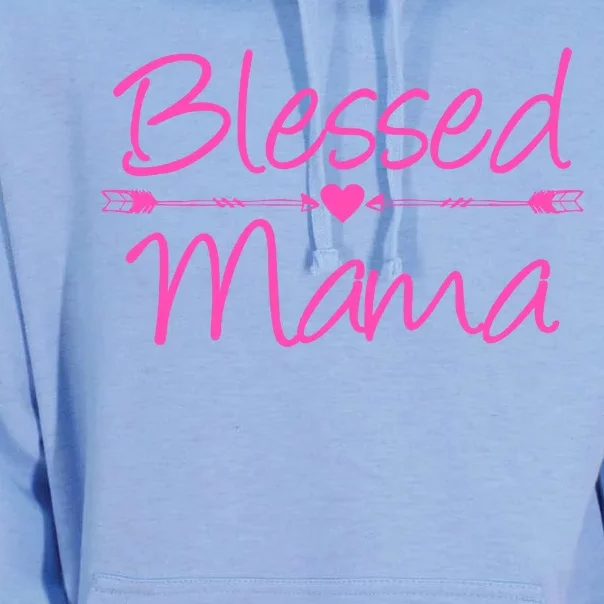 Blessed Mama Heart Arrows Mom Unisex Surf Hoodie