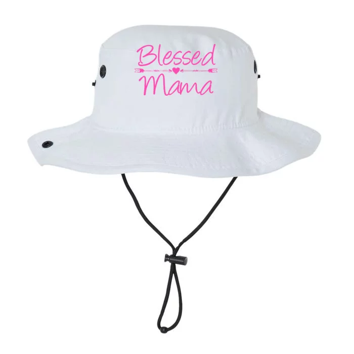 Blessed Mama Heart Arrows Mom Legacy Cool Fit Booney Bucket Hat