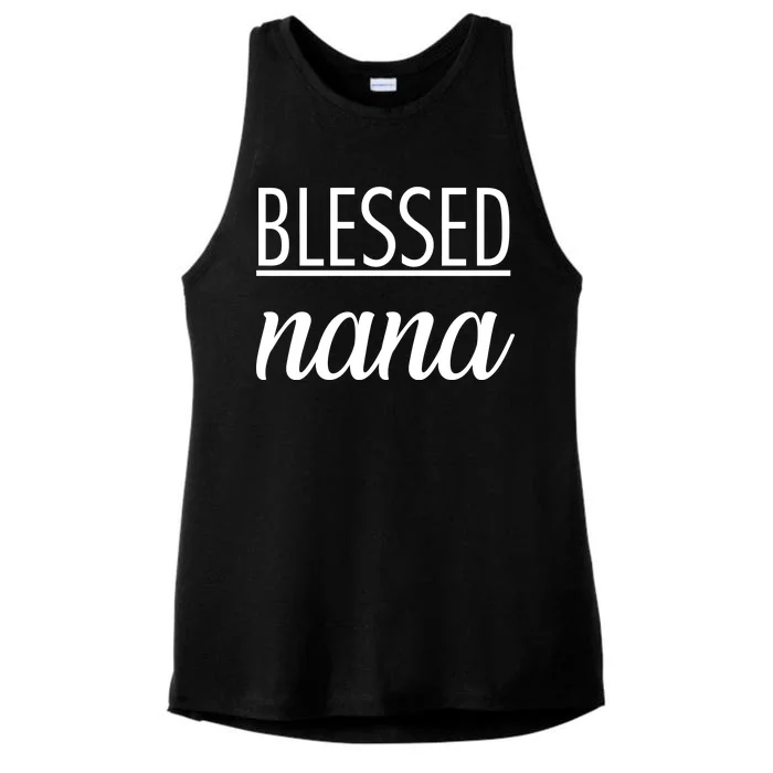 Blessed Nana Ladies Tri-Blend Wicking Tank