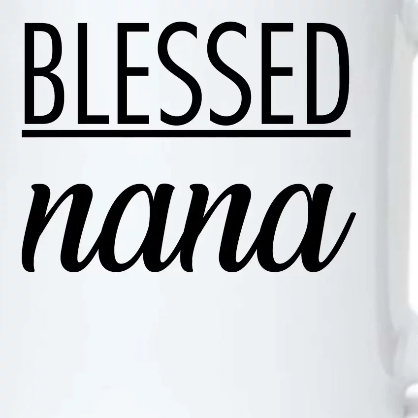 Blessed Nana Black Color Changing Mug