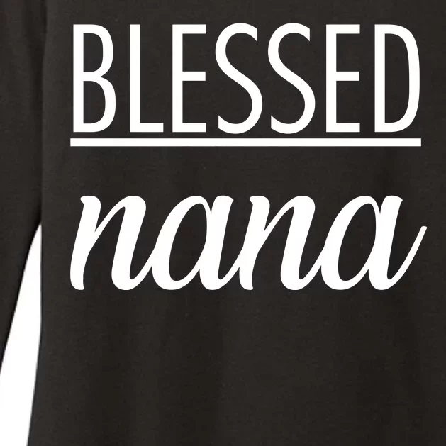 Blessed Nana Womens CVC Long Sleeve Shirt