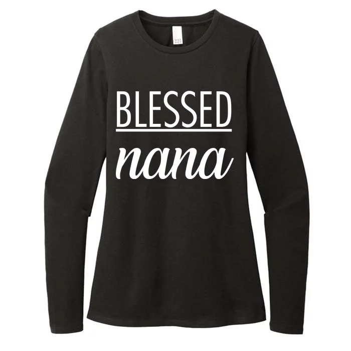 Blessed Nana Womens CVC Long Sleeve Shirt