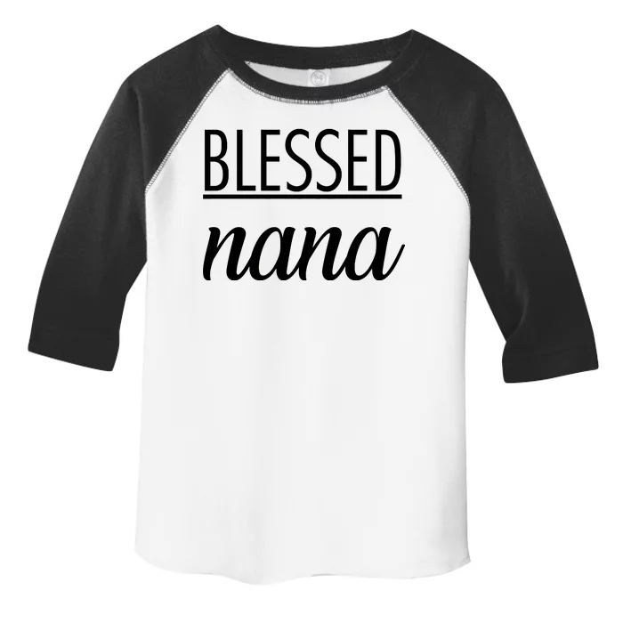 Blessed Nana Toddler Fine Jersey T-Shirt