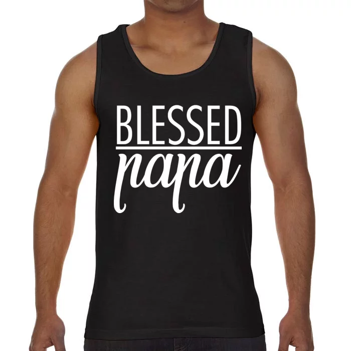 Blessed Papa Comfort Colors® Tank Top