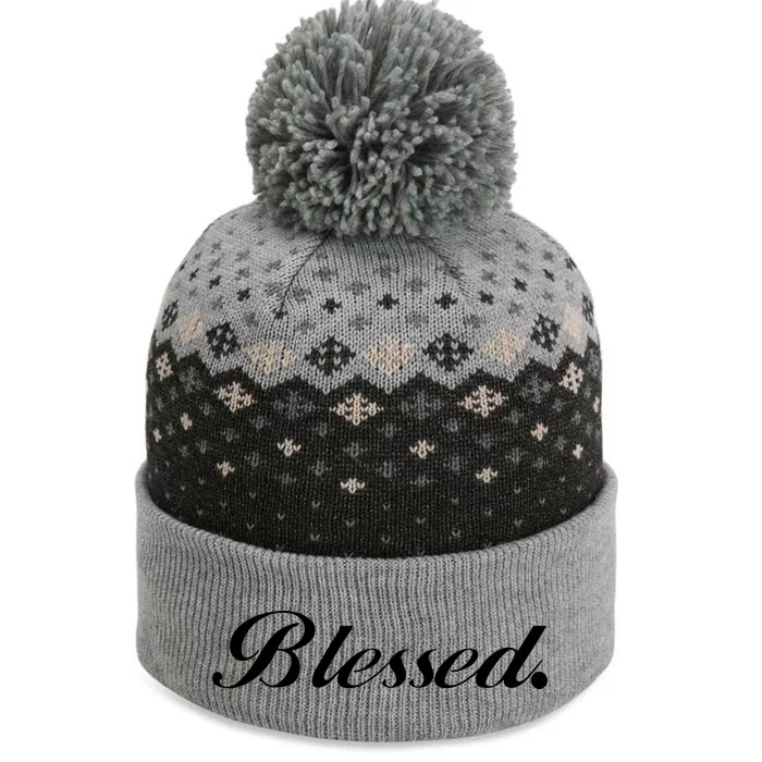 Blessed Signature The Baniff Cuffed Pom Beanie