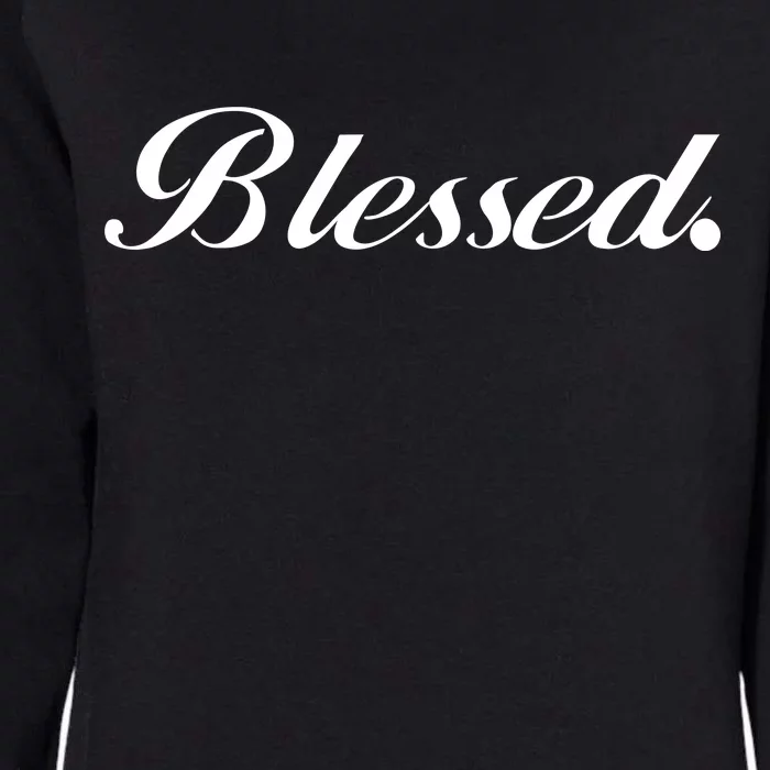 Blessed Signature Womens California Wash Sweatshirt