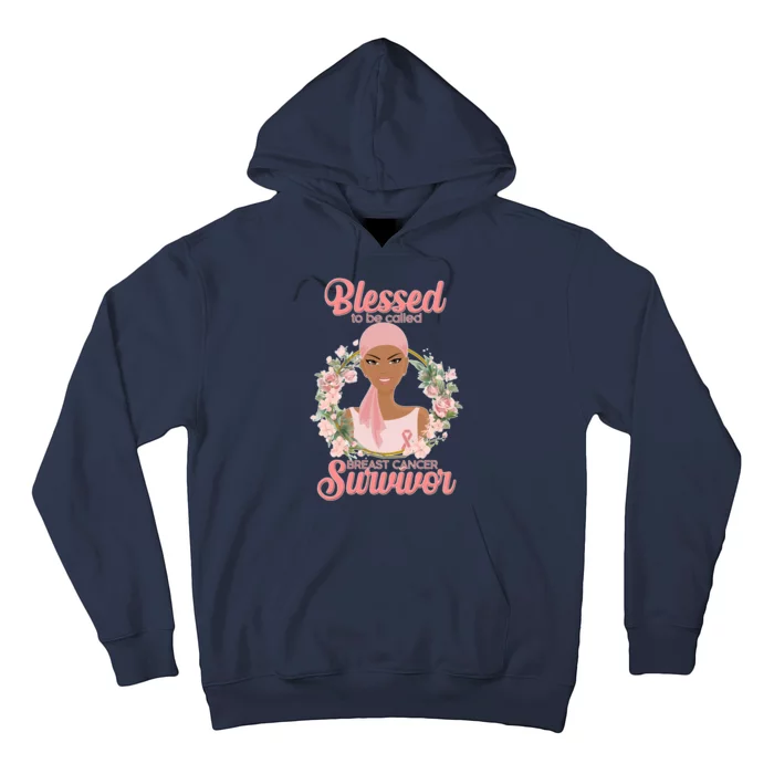 Blessed To Be Call Breast Cancer Survivor Pink Warrior Hoodie