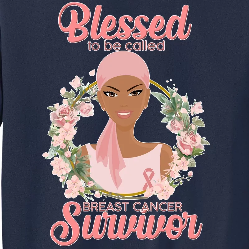 Blessed To Be Call Breast Cancer Survivor Pink Warrior Sweatshirt